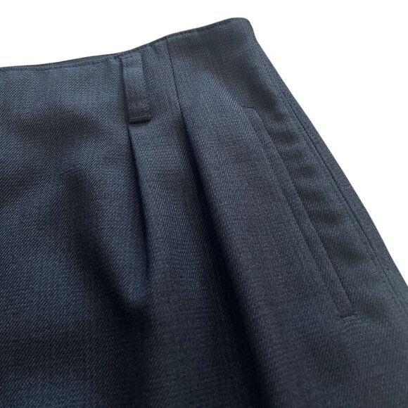 Club Monaco Dark Gray Pleated Mini Skirt 4 - Picture 3 of 5